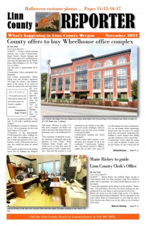 November 2023 Linn County Reporter Page 1